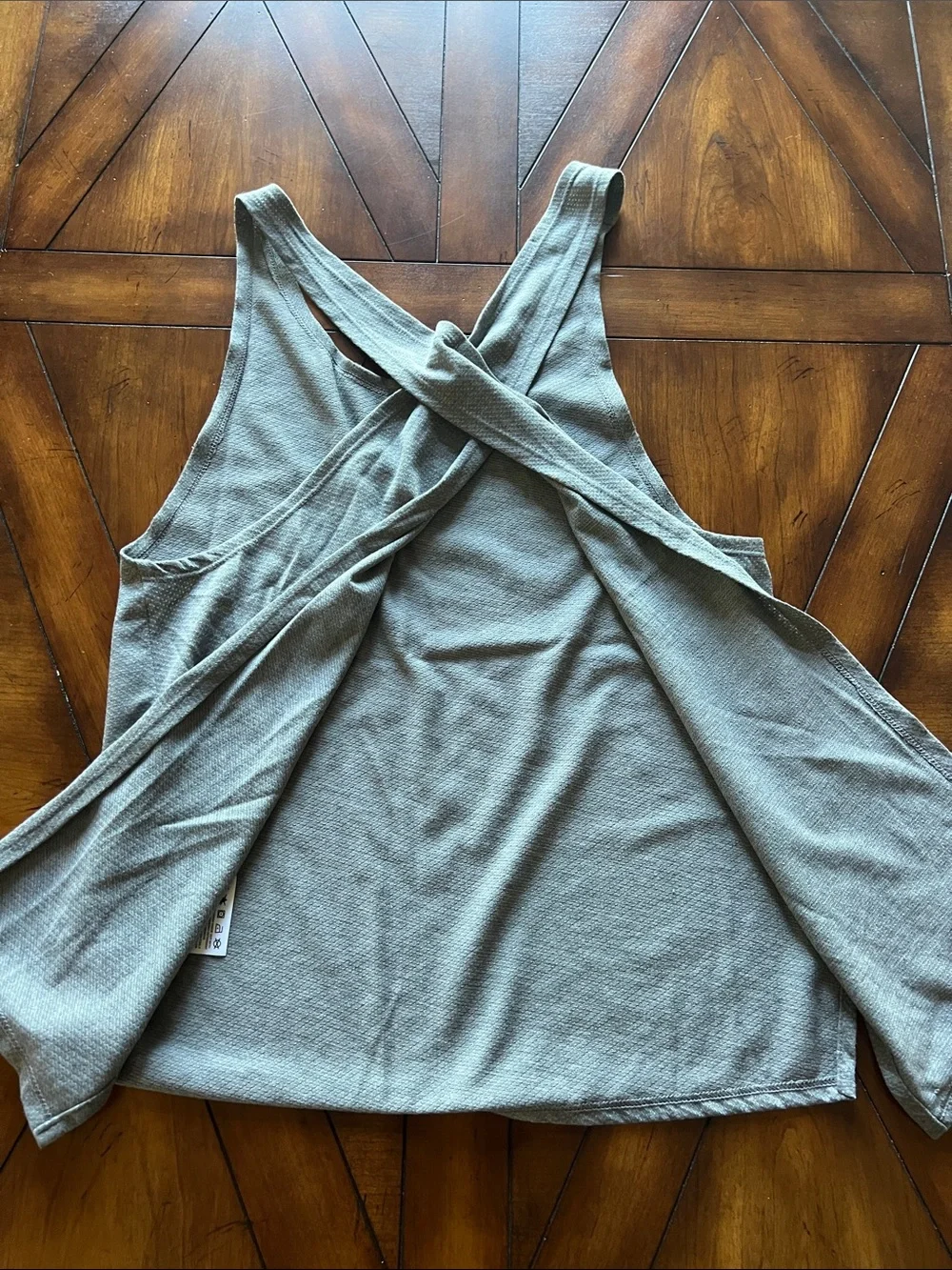 Nike Gray Scoop open Back Tank Top